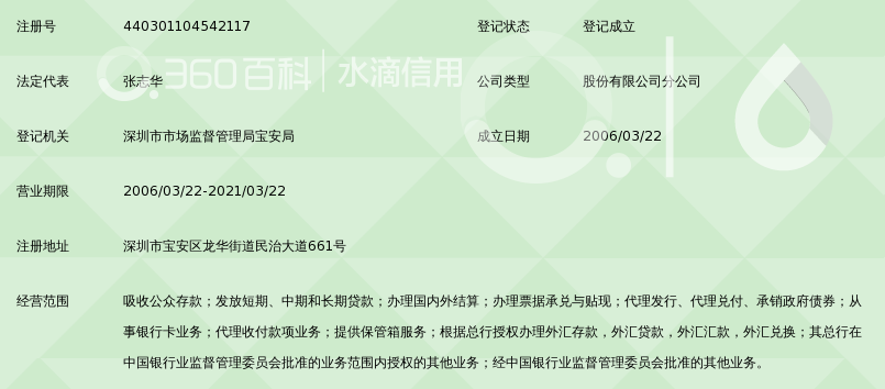 深圳农村商业银行龙华支行