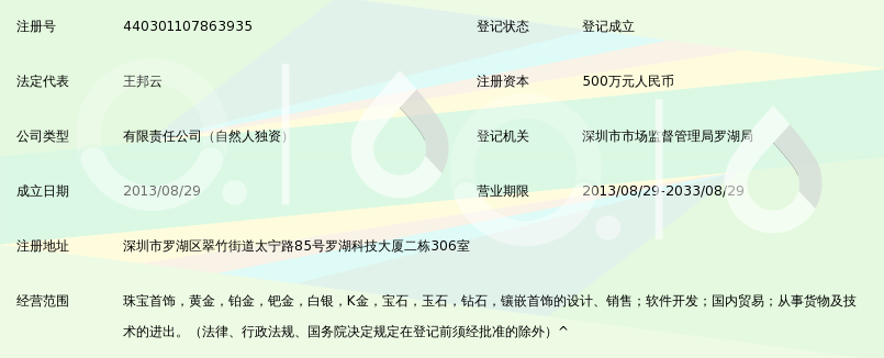 深圳市喜钻珠宝科技有限公司_360百科