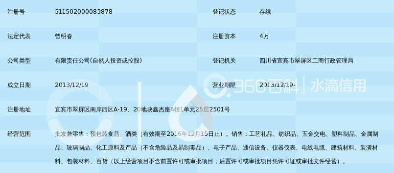 宜宾市长和商贸有限公司