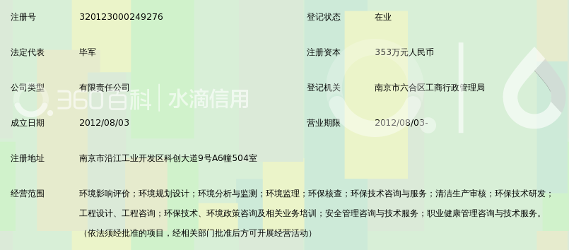 南京大学环境规划设计研究院有限公司