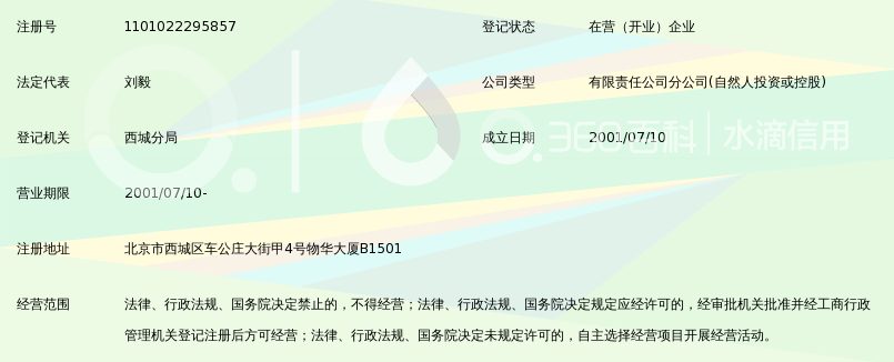 瑞达信息安全产业股份有限公司北京科技分公司
