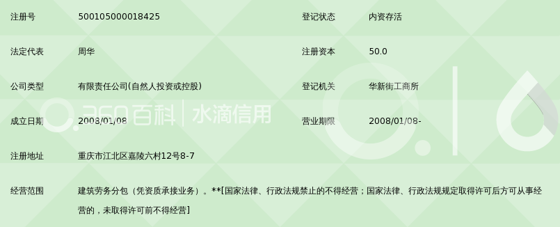 重庆华戈建筑劳务有限公司_360百科