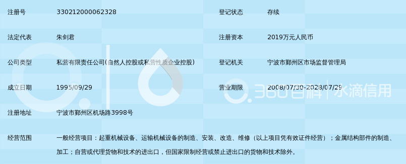 宁波市凹凸重工有限公司_360百科