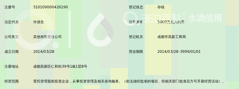 四川鼎浩发展股权投资基金管理有限公司
