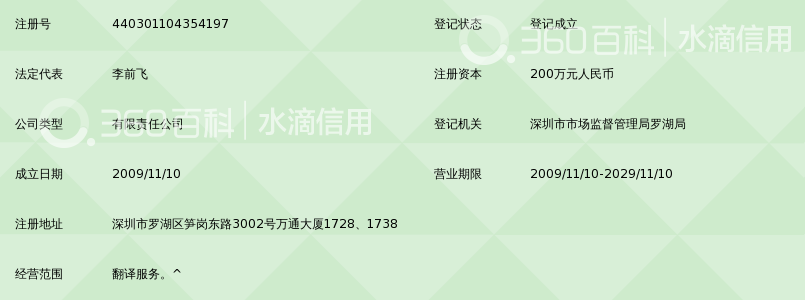 深圳市百意翻译有限公司_360百科