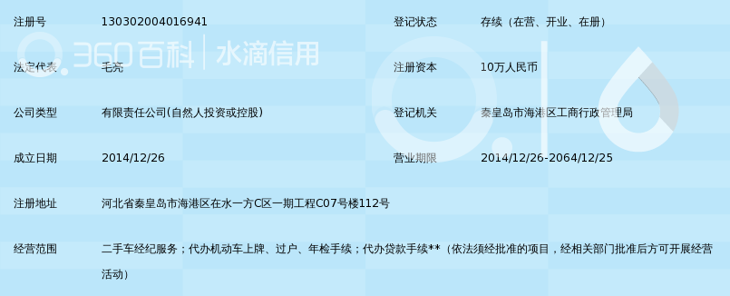 秦皇岛市腾翔二手车经纪有限公司_360百科