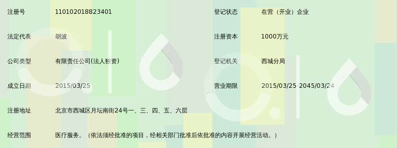 北京慈铭奥亚月坛门诊部有限公司_360百科