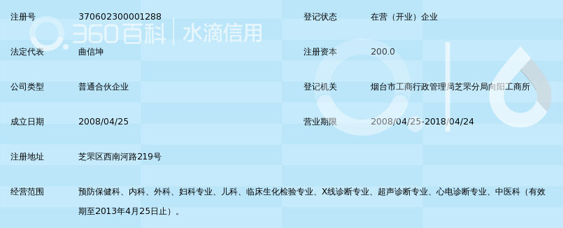 烟台阳光丽人医院(普通合伙)