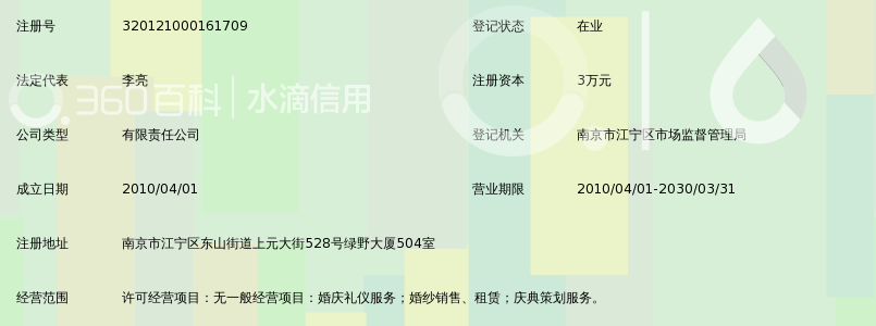南京至爱一生婚庆礼仪策划有限公司_360百科