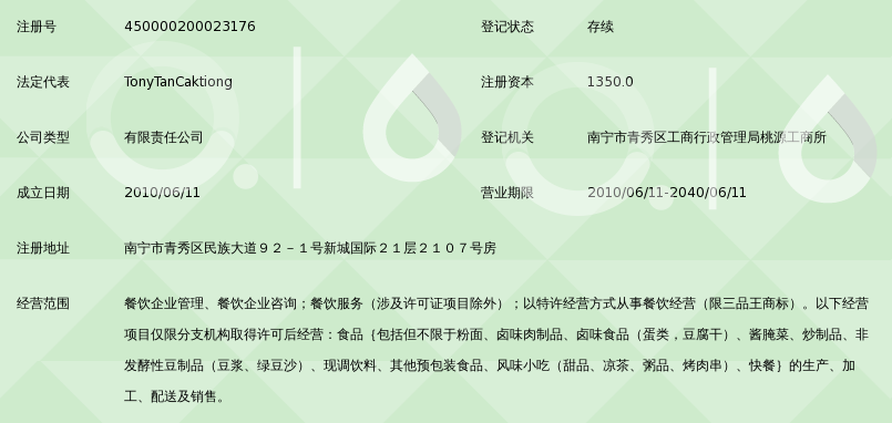 广西三品王餐饮管理有限公司