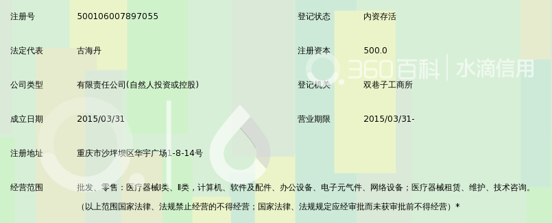 重庆艾力斯医疗器械有限公司_360百科