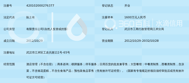 武汉蓝天龙韵酒店管理有限公司_360百科