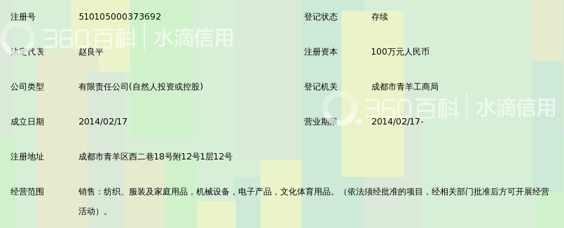 成都捷融宝商贸有限责任公司