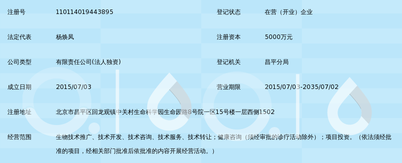 生物技术推广服务